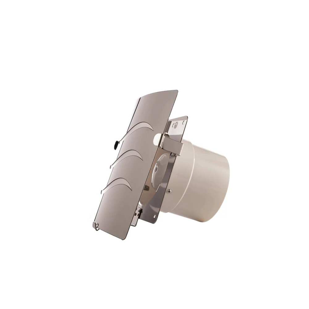 EXTRACTOR PLATINO CON LUZ 4 SATINADO MASTERFAN