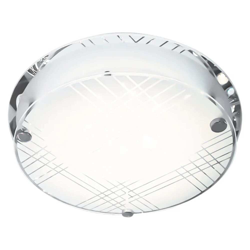 PLAFON CON PLACA LED 3TONOS LUZ BLANCA CALIDA Y NEUTRA/PANTALLAS DE CRISTAL DECORADO. PLC-526-008 STAR 008