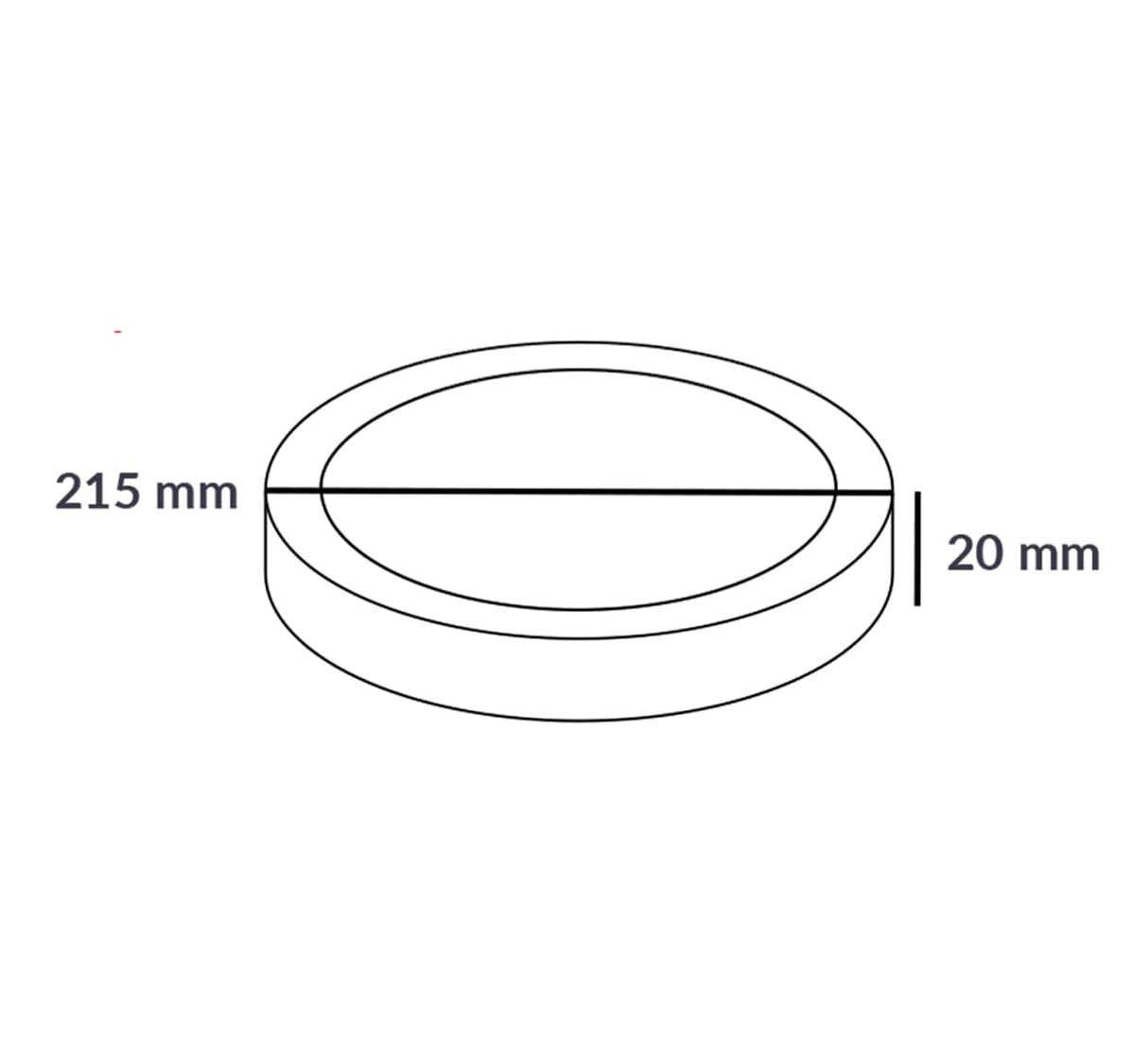 PANEL DE LED REDONDO CON MONTAJE MULTIPLE ACABADO EN NEGRO 20W MULTIVOLTAJE SELECTOR DE TONALIDADES MEGAMEX ***HAE2025***