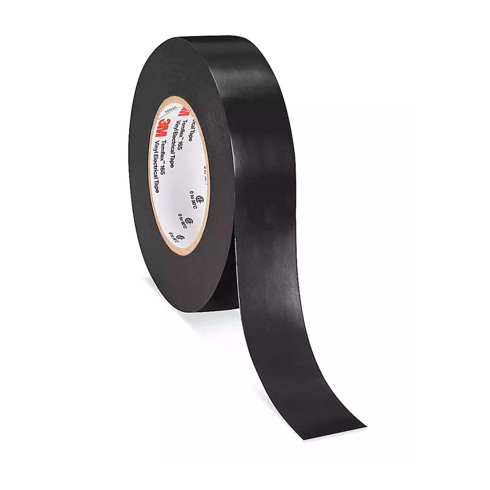 PAQUETE DE 20 CINTAS ELECTRICAS TEMFLEX 165 NEGRO 3M