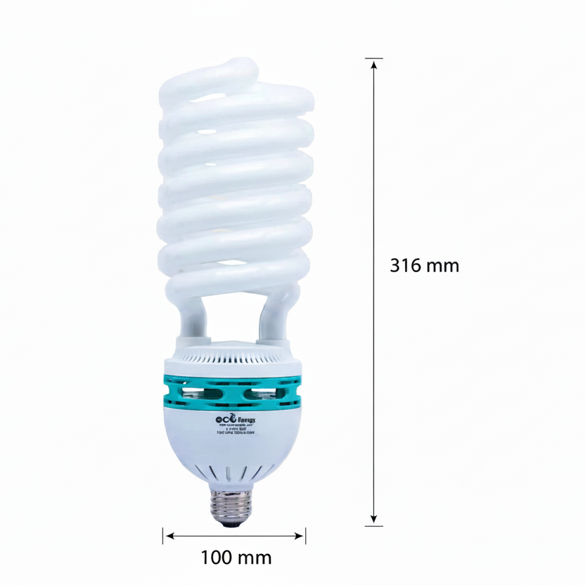 ESPIRAL 105W/127V. E26 T5 6500K ECO PR-SP-105W-E26-T5-127-6500K PLUSRITE *** HAE ***