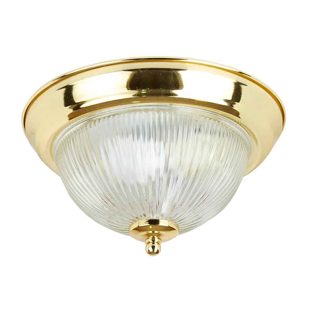 LÁMPARA DE INTERIOR TECNOLITE LENO III PARA SOBREPONER BASE E27 LATONADO