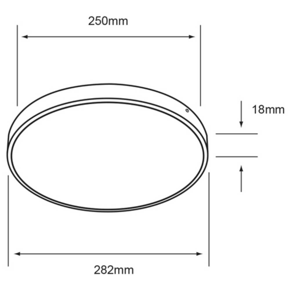 LÁMPARA DE INTERIOR LED IBIZA II TECNOLITE SOBREPONER EMPOTRABLE BOTE INTEGRAL 15W LUZ DE DÍA