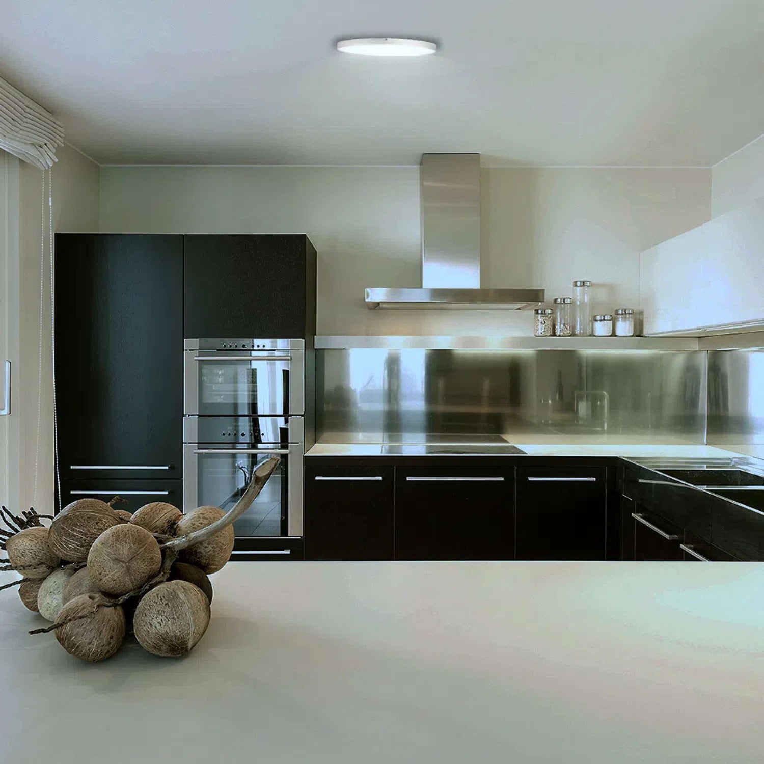LÁMPARA DE INTERIOR LED IBIZA TECNOLITE SOBREPONER EMPOTRABLE BOTE INTEGRAL 9W LUZ DE DÍA