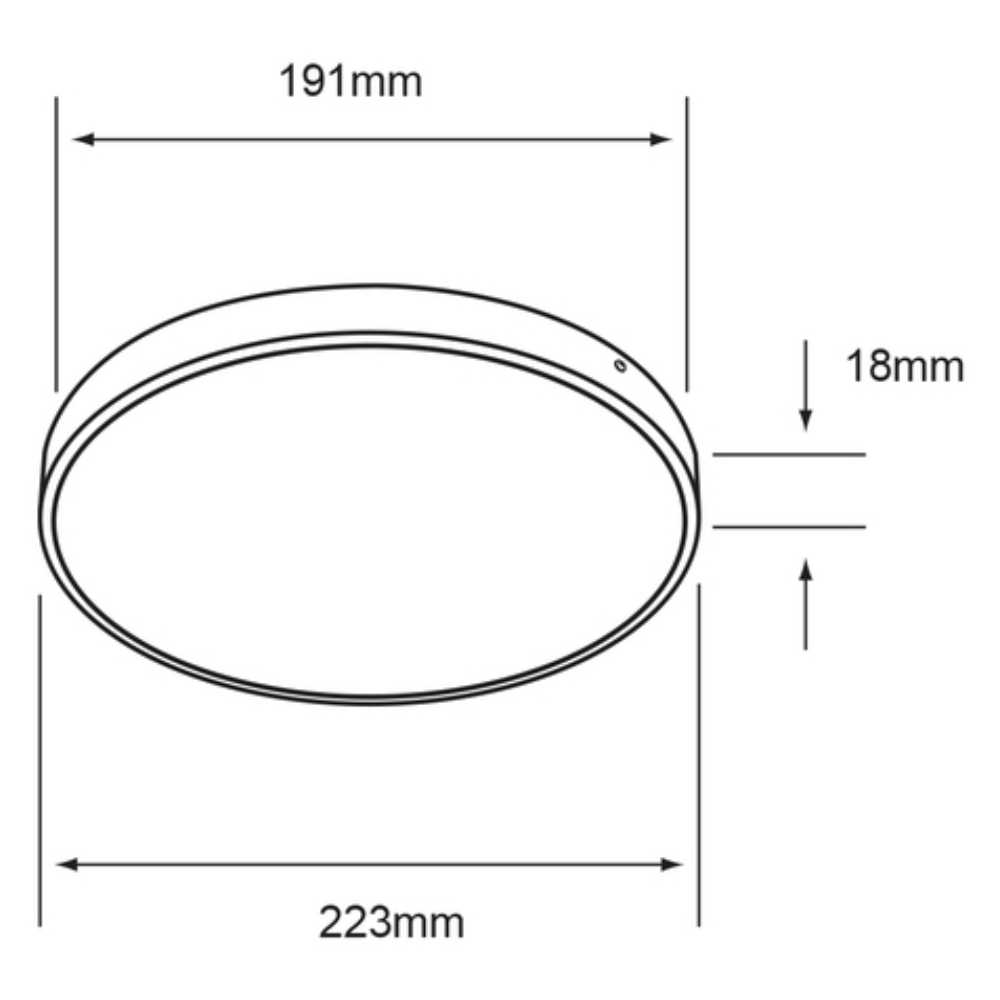 DOWNLIGHT LED EMPOTRABLE BOTE INTEGRAL 12 CM O SOBREPONER 12 W LUZ DE DIA NO ATENUABLE