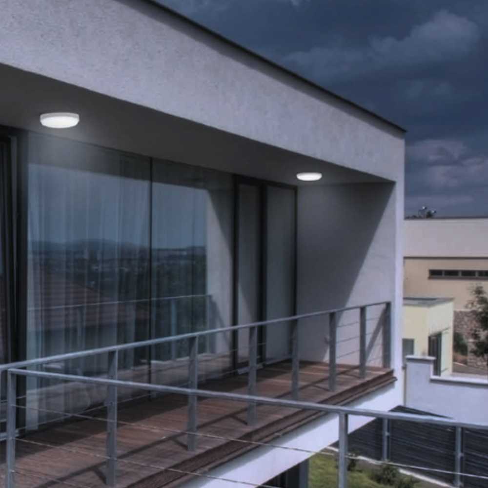 LAMPARA PLAFON LED TECHO 18 W IDEAL ZONA COSTERA LUZ DE DIA IP65 IK08 NO ATENUABLE