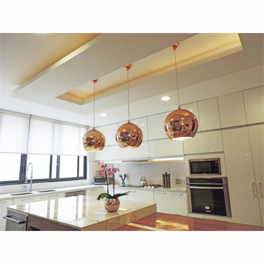 LUM COLGANTE SOLAR BRONCE 34X35 CM 60W E26 (FOCO NO INCLUIDO) QUOR