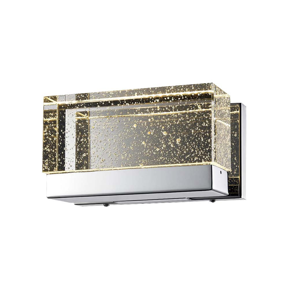 ARBOTANTE LED LUNA CROMO-CRISTAL 8W 3000K QUOR *** HA. LUMI ***