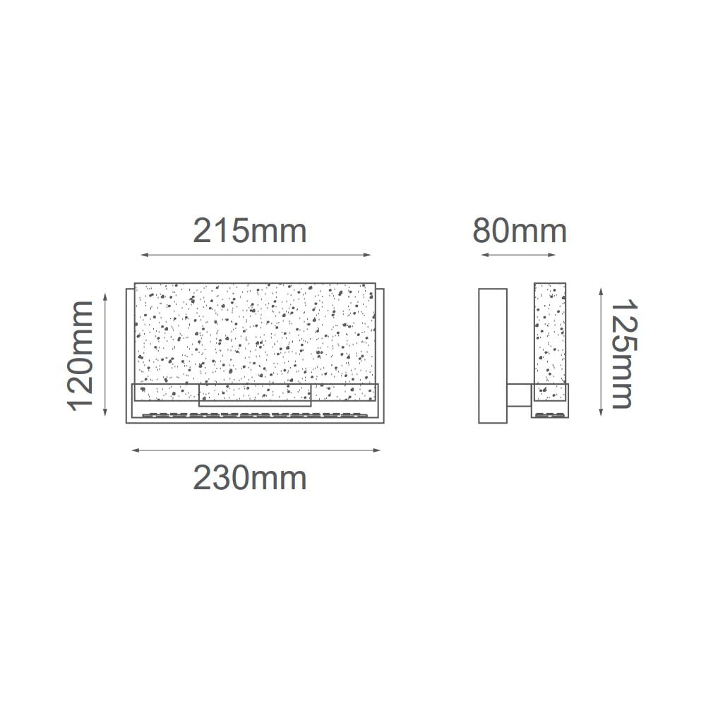 ARBOTANTE LED LUNA CROMO-CRISTAL 8W 3000K QUOR *** HA. LUMI ***