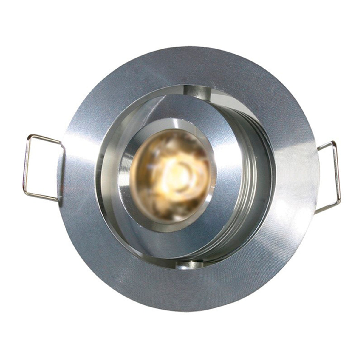 EMPOTRADO 1 LED 3W CALIDO HIGH POWER 30G. ALUMINIO MATE Q3025 *** HAE ***