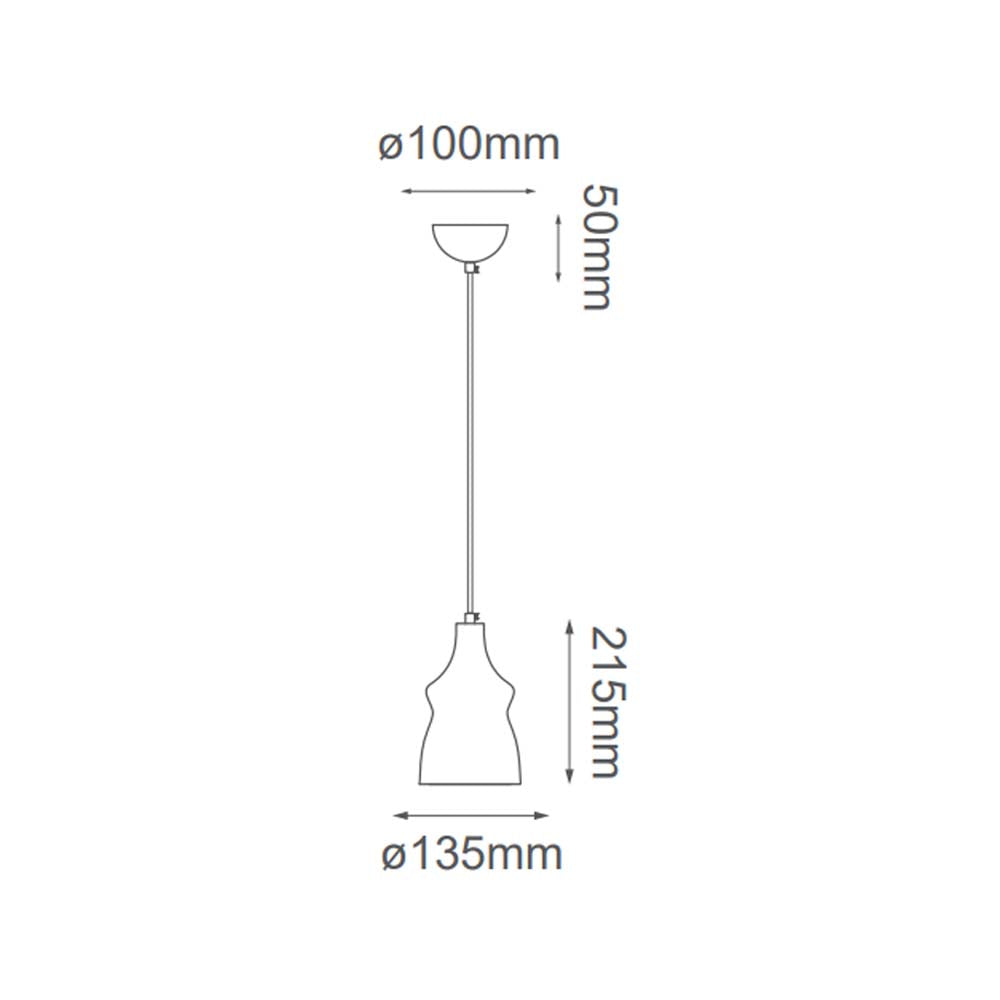 LUM COLGANTE LED VIENA CRISTAL COBRE 135X215 CM 5W 3000K QUOR *** HA. LUMI ***