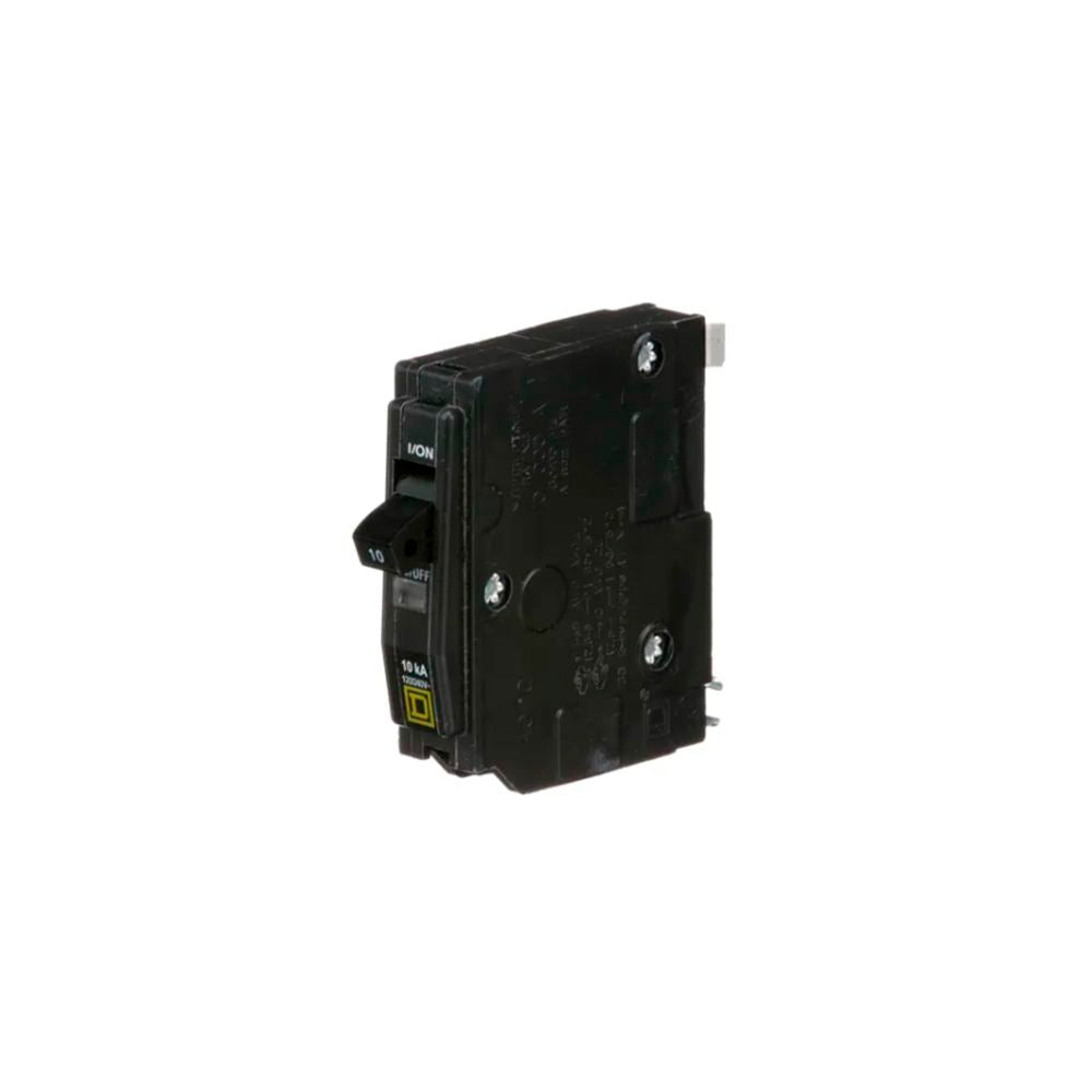INTERRUPTOR TERMOMAGNETICO QO110 1X10A ENCHUFABLE 10KA 120/240V SCHNEIDER ELECTRIC *** OFRECER BTN1/10 ***