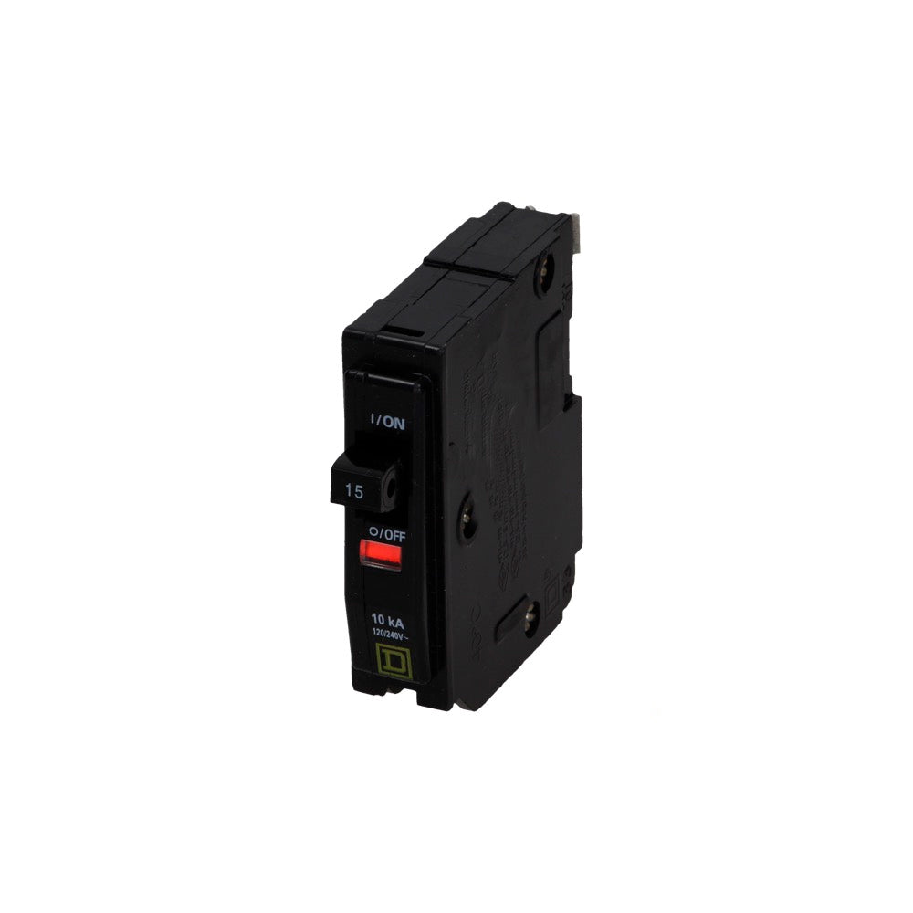 INTERRUPTOR TERMOMAGNETICO QO115 1X15A ENCHUFABLE 10KA 120/240V SCHNEIDER ELECTRIC *** OFRECER BTN1/15 O MX:D115EE ***
