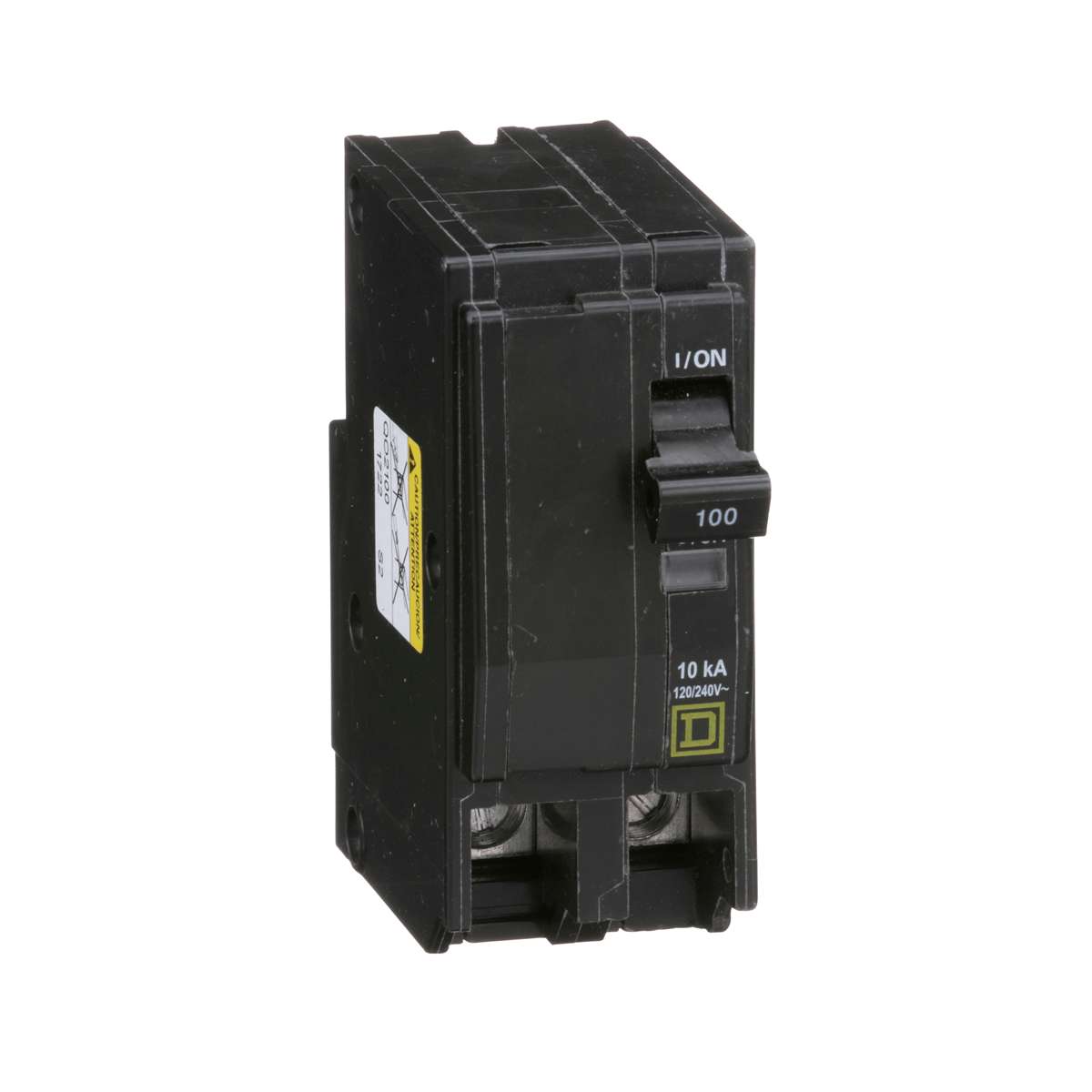 INTERRUPTOR TERMOMAGNETICO QO2100 2X100A ENCHUFABLE 10KA 120-240V SCHNEIDER ELECTRIC