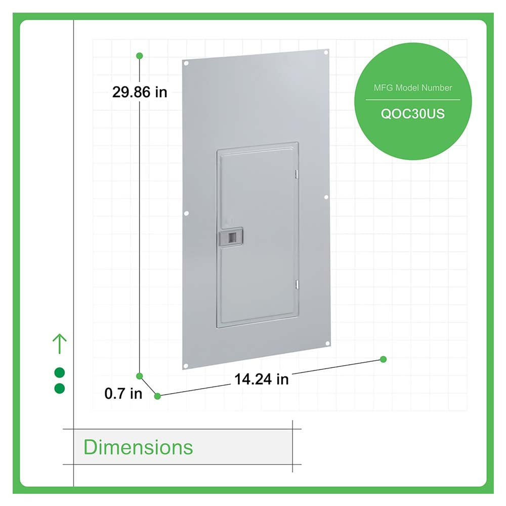 FRENTE QOC30US SOBREPONER P/QO130L200G-QO330L200G Y QO327M100 *** OFRECER BTC30RS ***