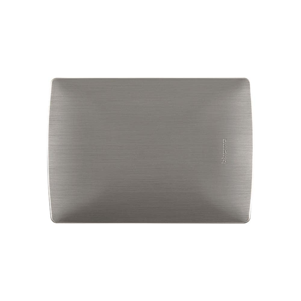 PLACA DE ALUMINIO BTICINO CON CHASIS ACERO CIEGA QZ4803M0AAC ***EXHIBIDO***