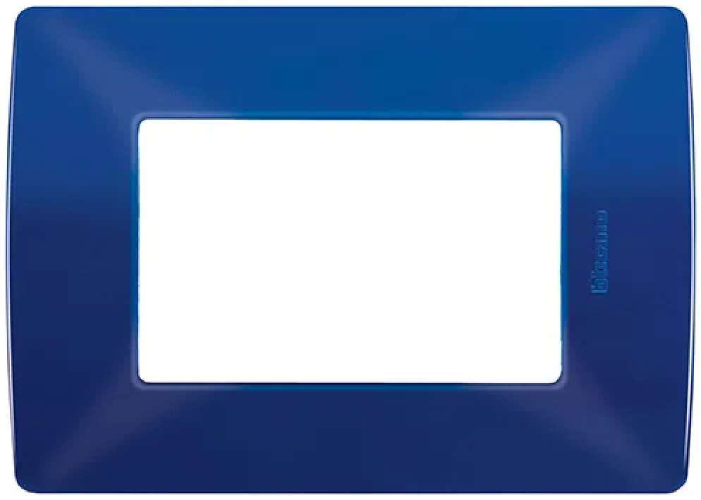 PLACA DE RESINA BTICINO CON CHASIS NÁUTICO 3 MÓDULOS QZ4803M3AZ ***HAE 2023***