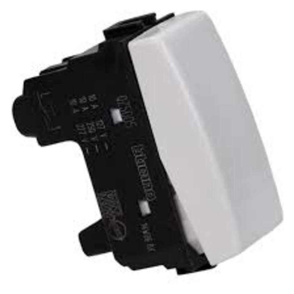 PULSADOR NA BTICINO 10A 127-277V 1 MÓDULO QZ5005