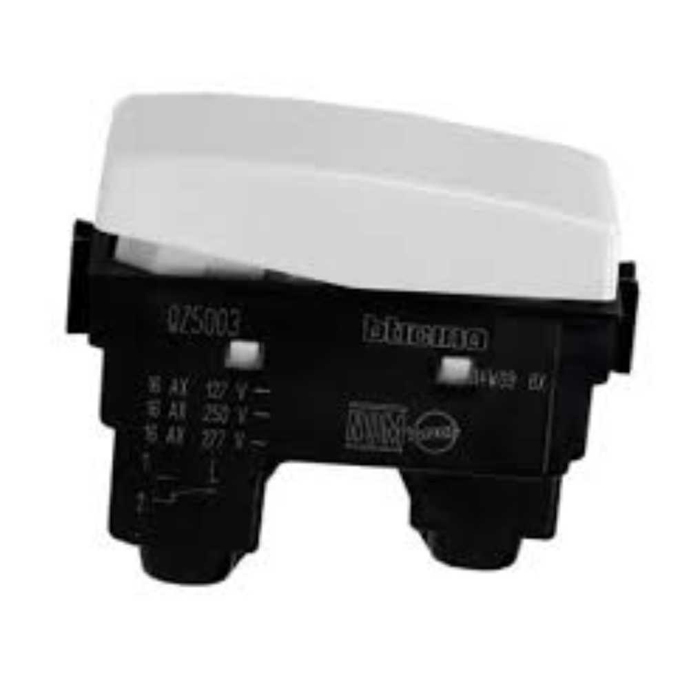 PULSADOR NA BTICINO 10A 127-277V 1 MÓDULO QZ5005