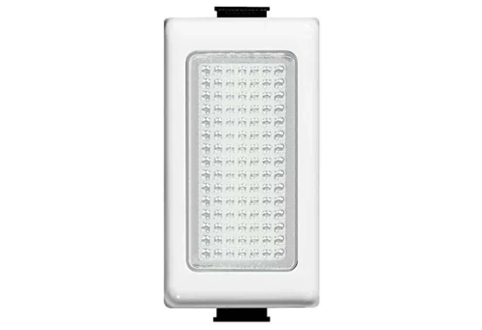 PORTALAMPARA C/DIFUSOR COLOR BLANCO 127V. 1MOD*** HAE ***