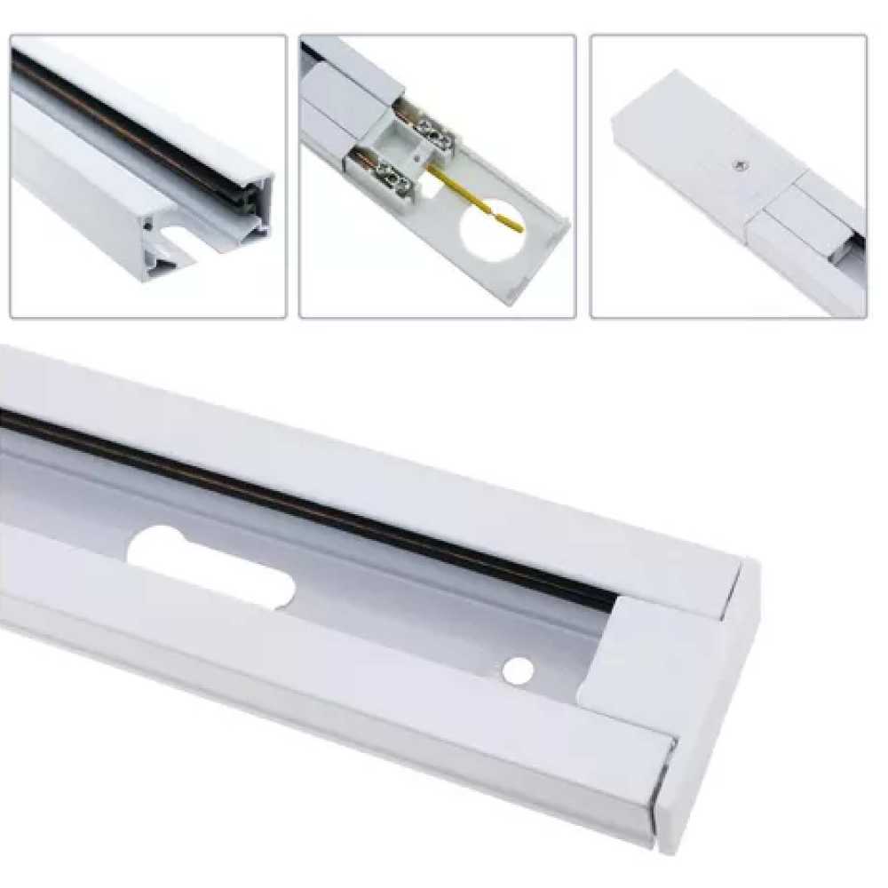 RIEL LOW VOLTAGE 2MT. 127V. BLANCO ELECTROMAG *** OFRECER YS-200/B ***