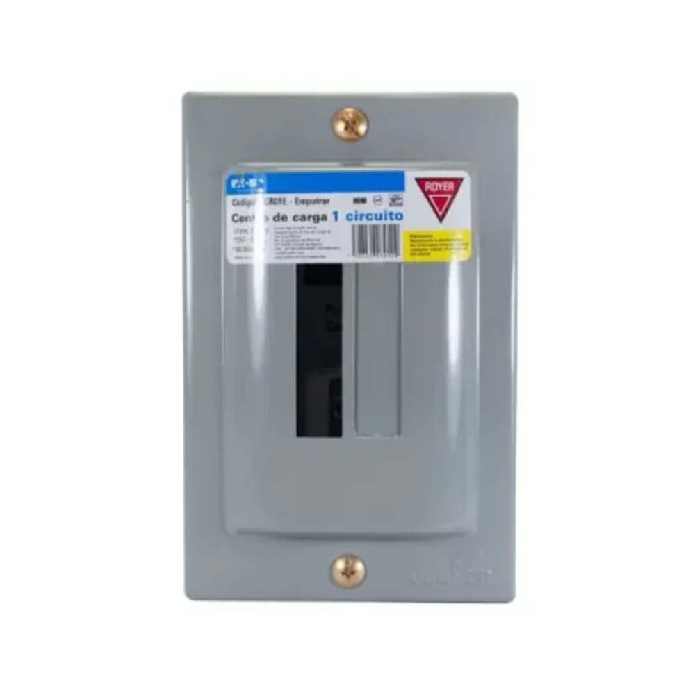 CENTRO DE CARGA 1 CIRCUITO 50A 120/240V. EMPOTRAR CCR01E