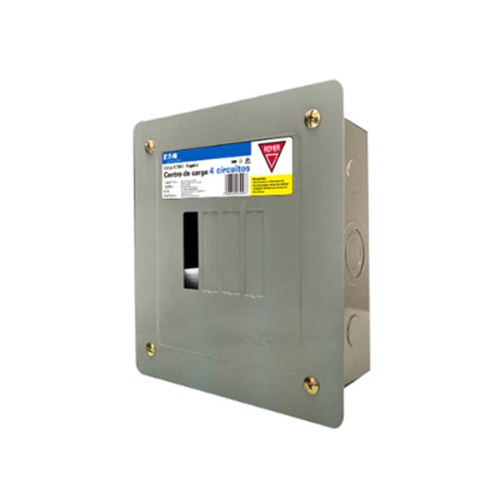 CENTRO DE CARGA 4 CIRCUITOS 50A 120/240V. EMPOTRAR CCR04E