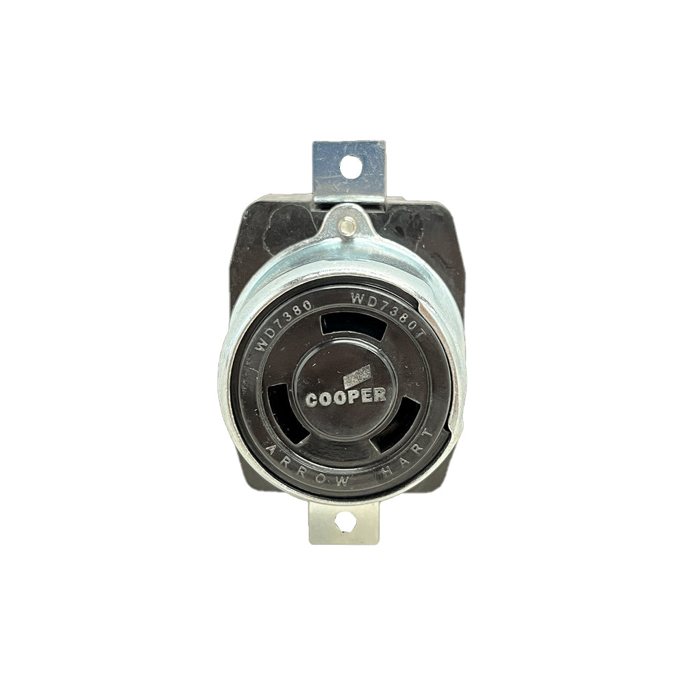 RECEPTACULO SENC. CUB. METALICA 50A. WD7380T ARROW HART