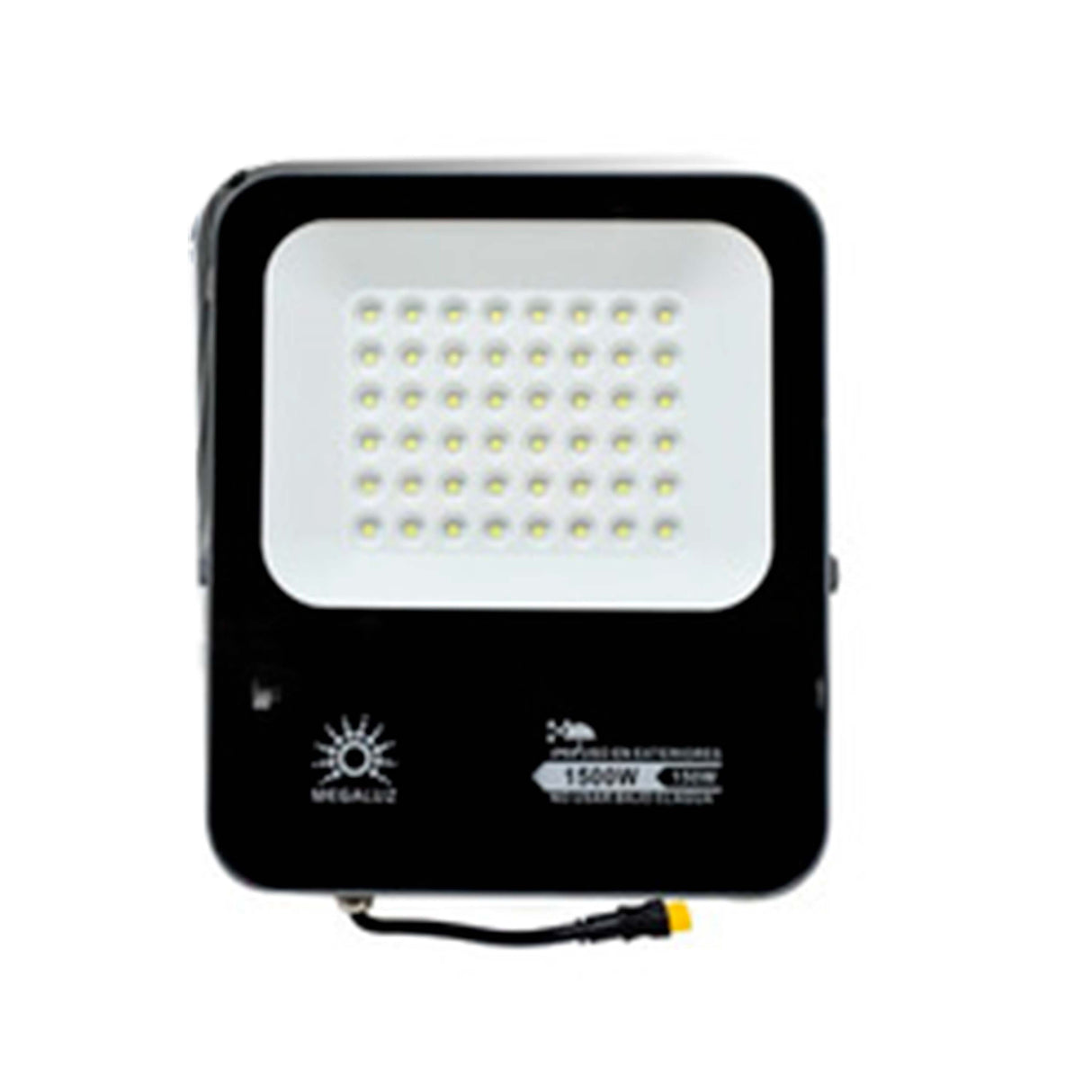 REFLECTOR SOLAR SLIM ALTO FLUJO LUMINOSO 150W 127-277V 6500K MEGALUZ ***EXHIBIDO***