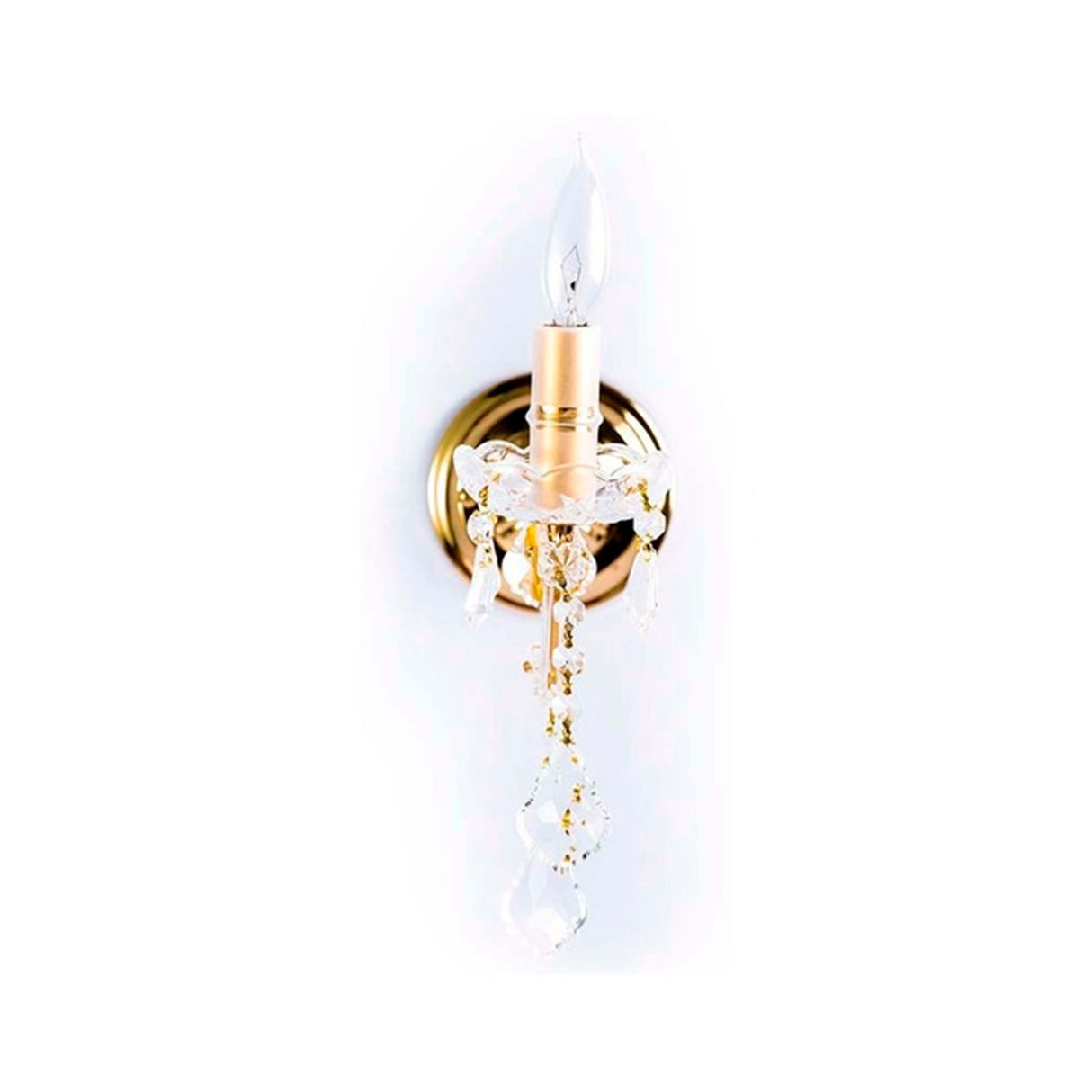 ARBOTANTE LUJO TIPO CANDIL GOLD 1 LUZ E12 (NO INCLUIDO) GAMALUX *** HA. LUMI ***