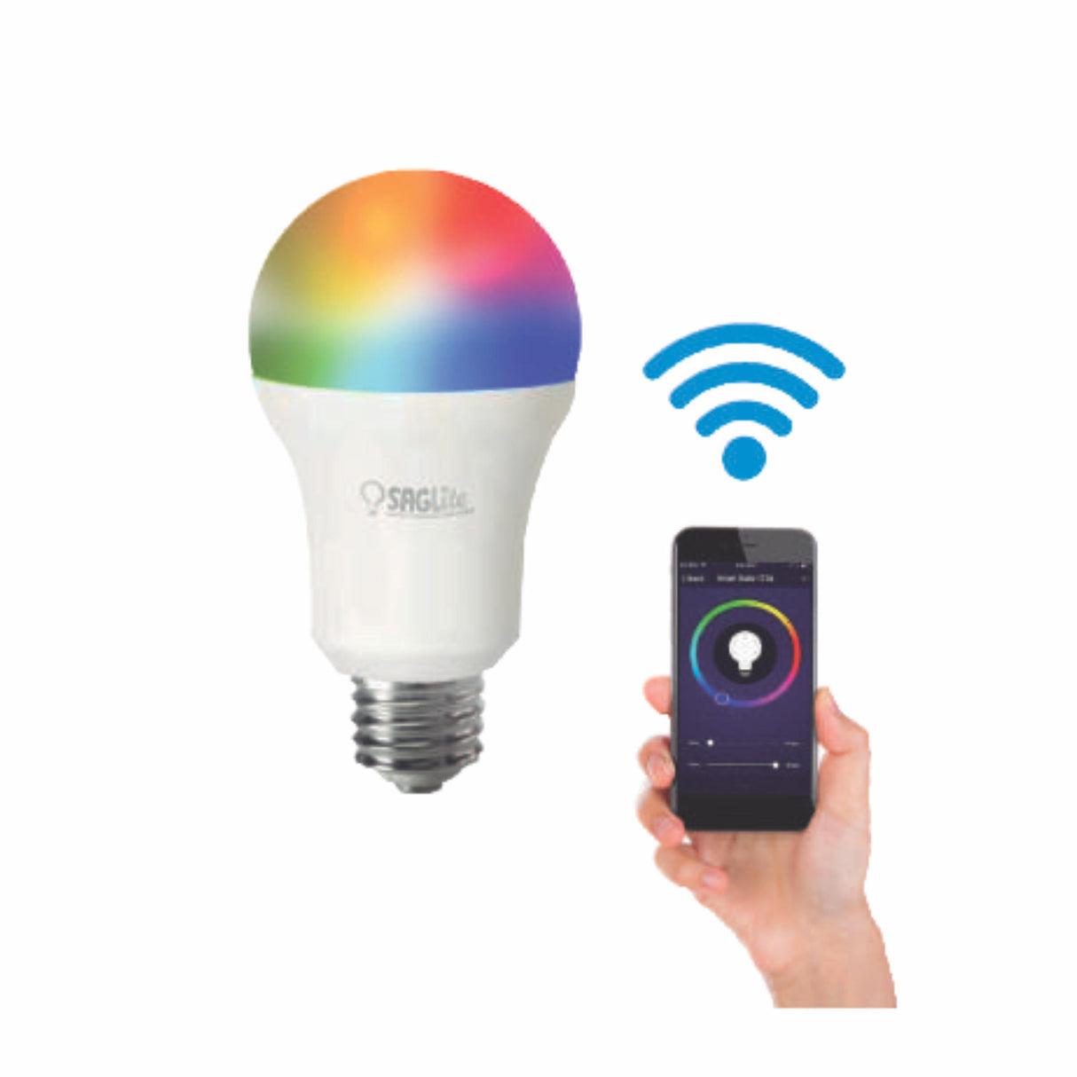 LED A19 12W RGB E26 130V WIFI *** HA. LUMI ***