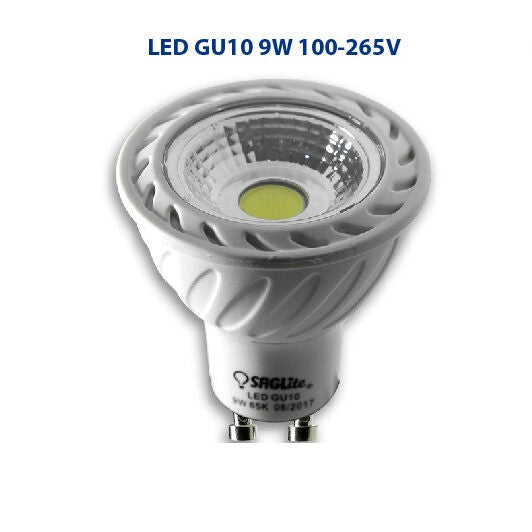 FOCO LED GU10 9W 30K 100-265V (S00540) *** HA. LUMI ***