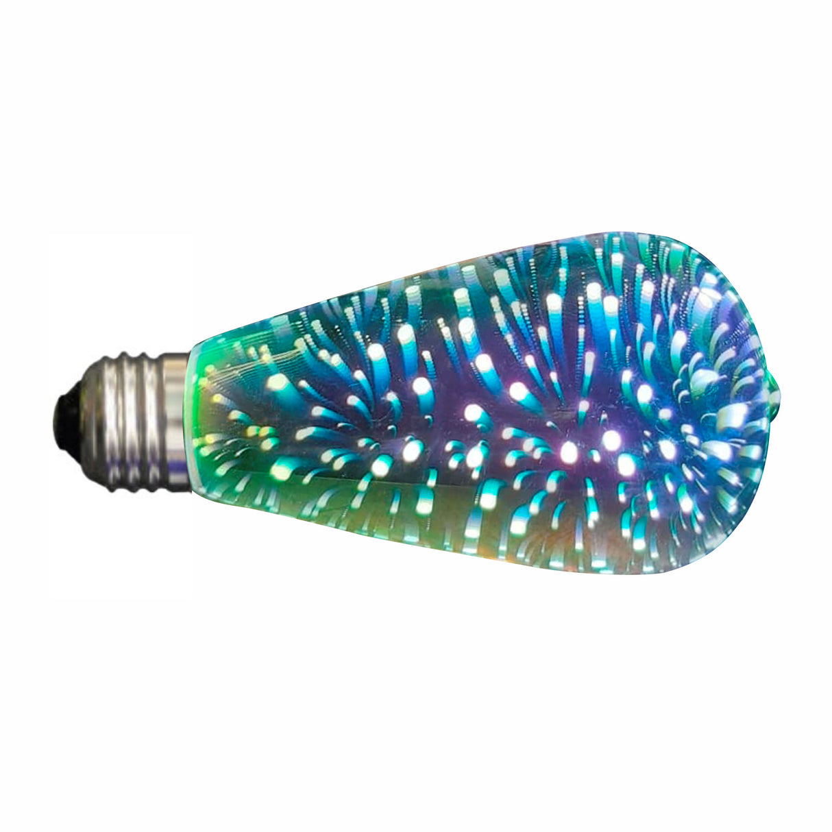 FOCO LED 3D ST64 MULTICOLOR 6W E26 130V *** HA. LUMI ***