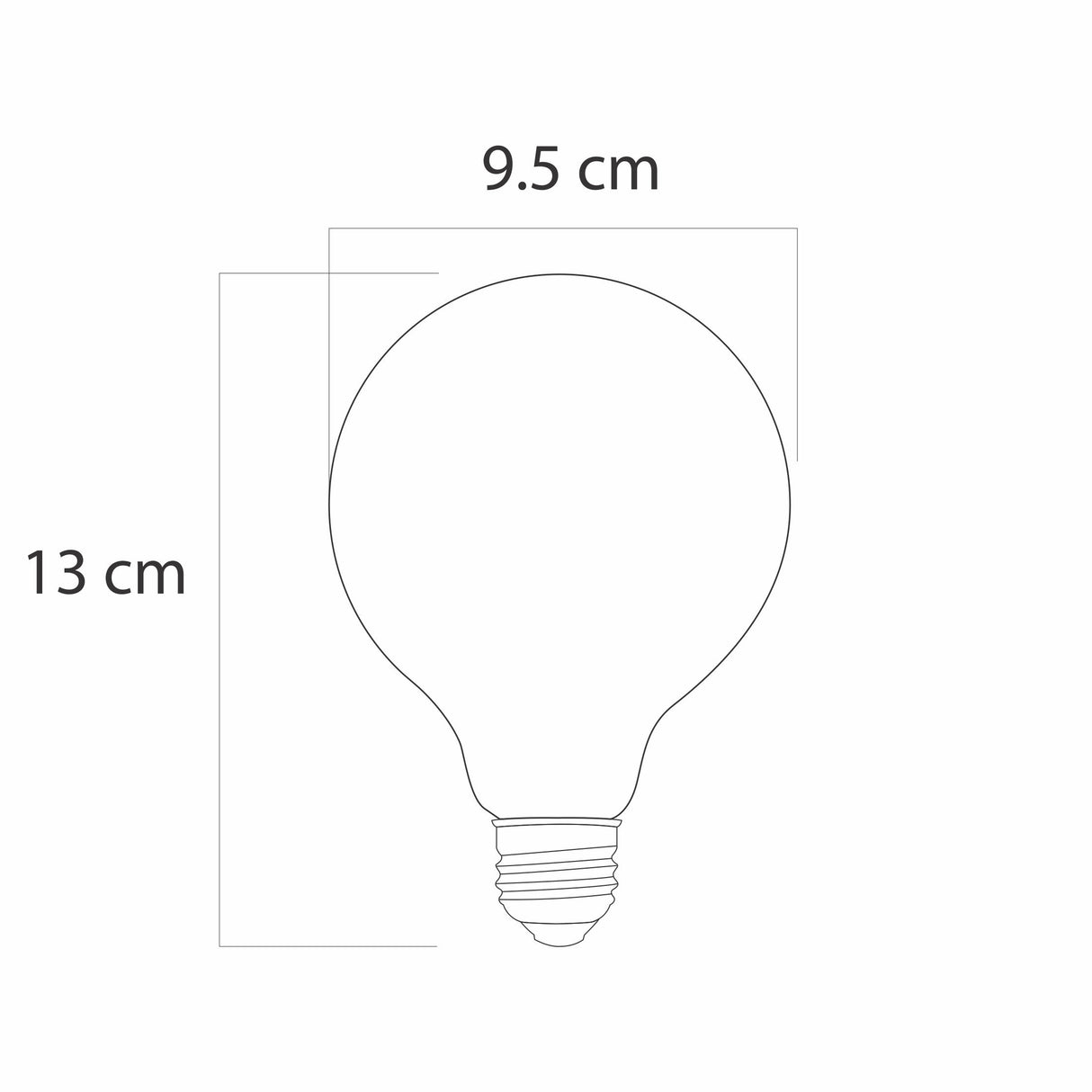 FOCO LED 3D G95 6W E26 130V *** HA. LUMI ***