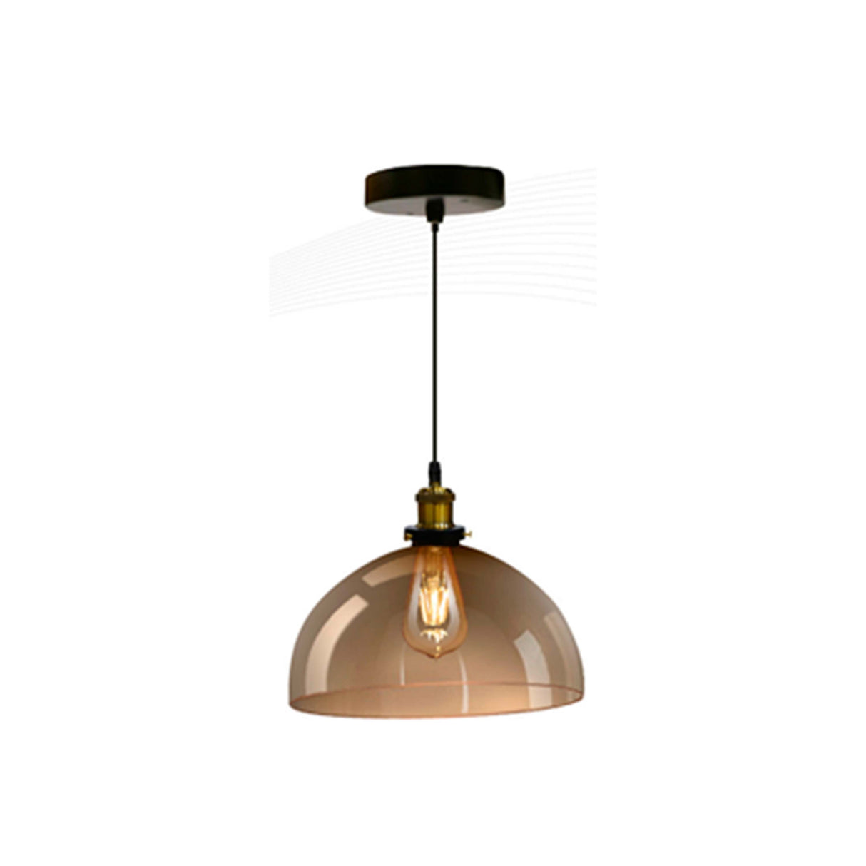 LUMINARIO RETRO SD-02/ 1L E26 AMBAR SAGLITE *** HAE ***