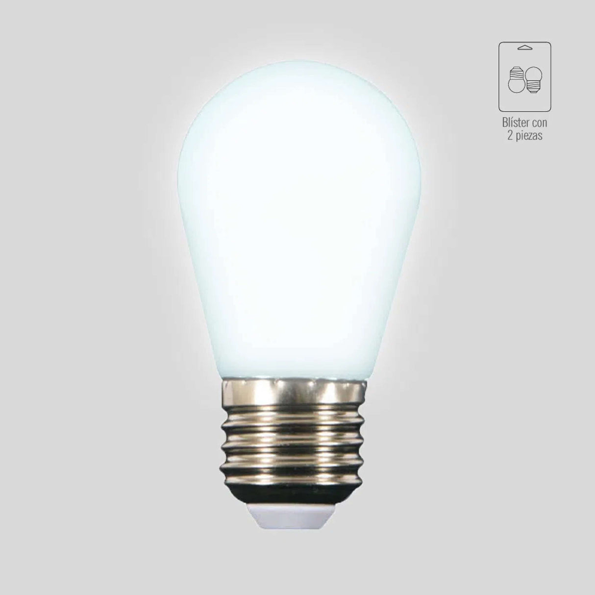 DOS FOCOS LED TECNOLITE TIPO MINI LUZ DE DÍA BASE E27 *** EXHIBIDO ***