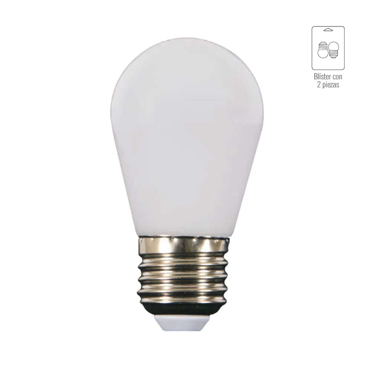DOS FOCOS LED TECNOLITE TIPO MINI LUZ DE DÍA BASE E27 *** EXHIBIDO ***