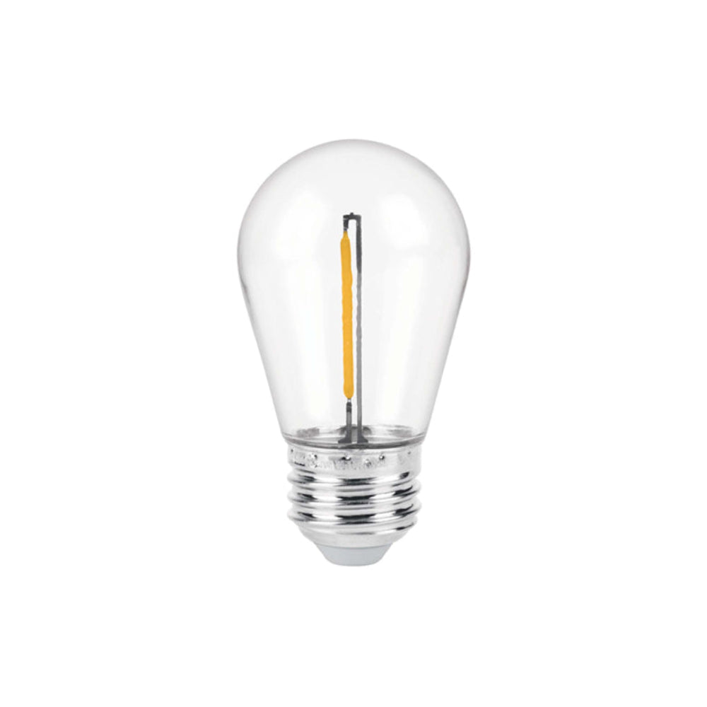 BLISTER 2PZS BULBO 1W E-27 BLANCO CALIDO S14/LED/1W/127V/2200K MCA TECNOLITE