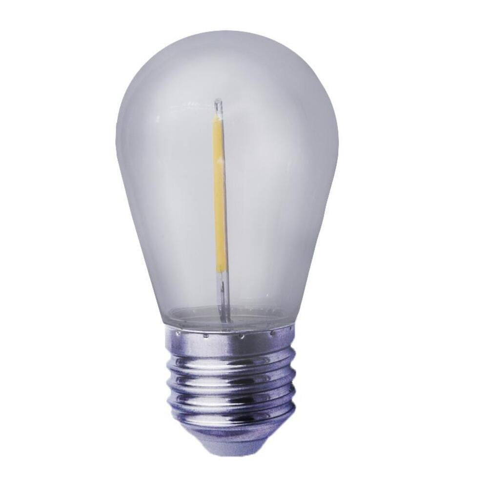 BLISTER 2PZS BULBO 1W E-27 BLANCO CALIDO S14/LED/1W/127V/2200K MCA TECNOLITE