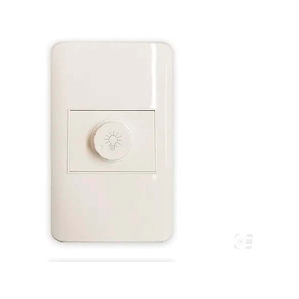 DIMMER SENCILLO ATENUABLE 127V P/LAMP INCANDESCENTE Y LED 800W MARFIL MCA SUPPLIER *** OFRECER DE8M CEISA ***