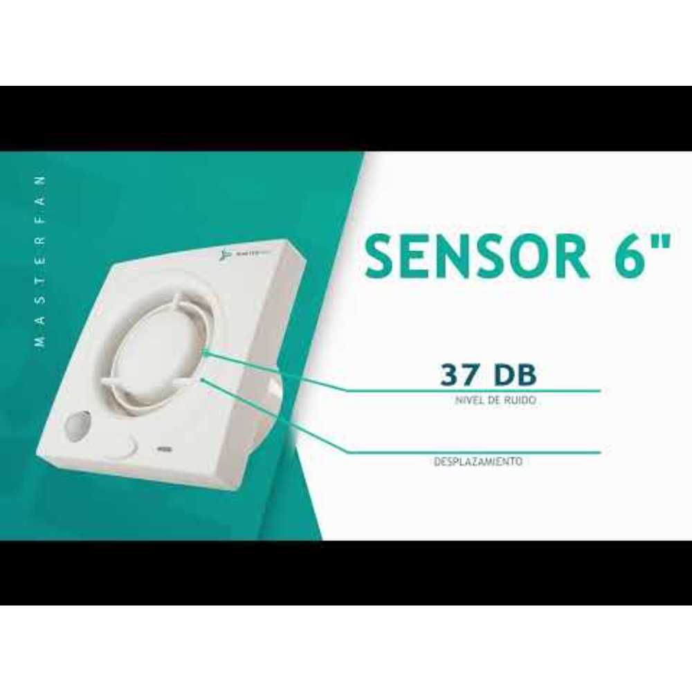 EXTRACTOR DE AIRE 6" 280M3/HR. BLANCO