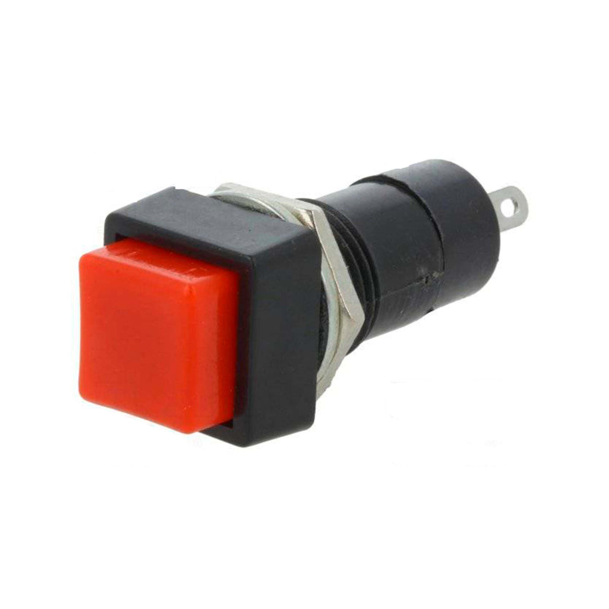 INTERRUR DE PRESION CUADRADO 3A 125V ROJO (PUSH)