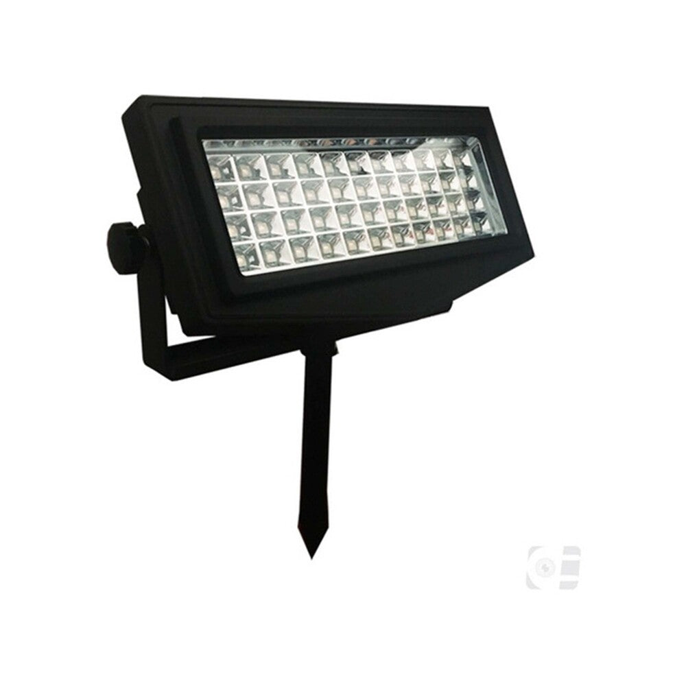 LUMINARIA DE CARGO SOLAR RGB 44LEDS IP65 NEGRO