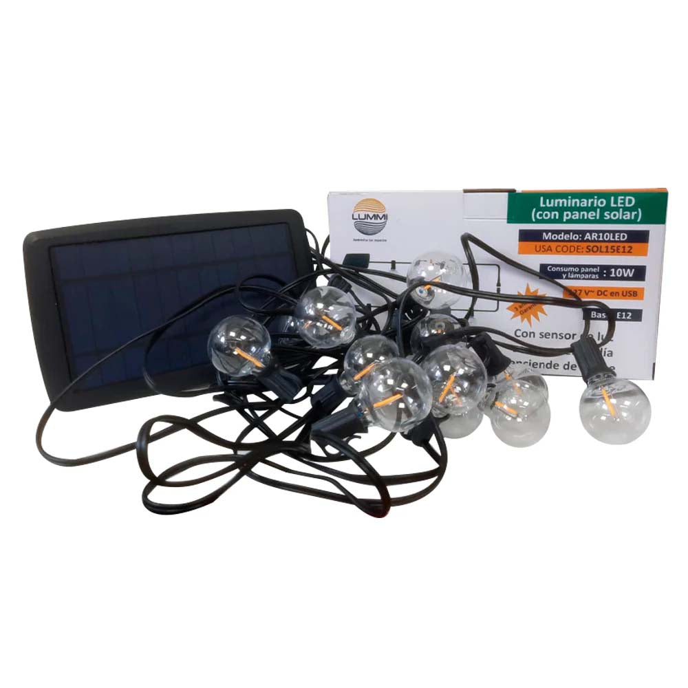 SERIEC/PANEL SOLAR 9.1M .03W 15LAMPARA G40