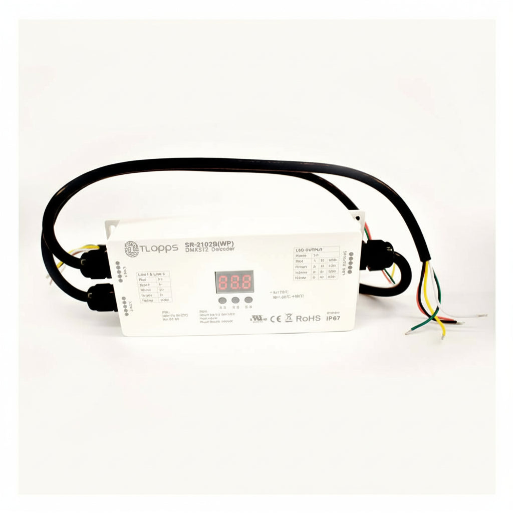 DECODIFICADOR PROTOCOLO DMX512 PARA LUMINARIAS RGBW