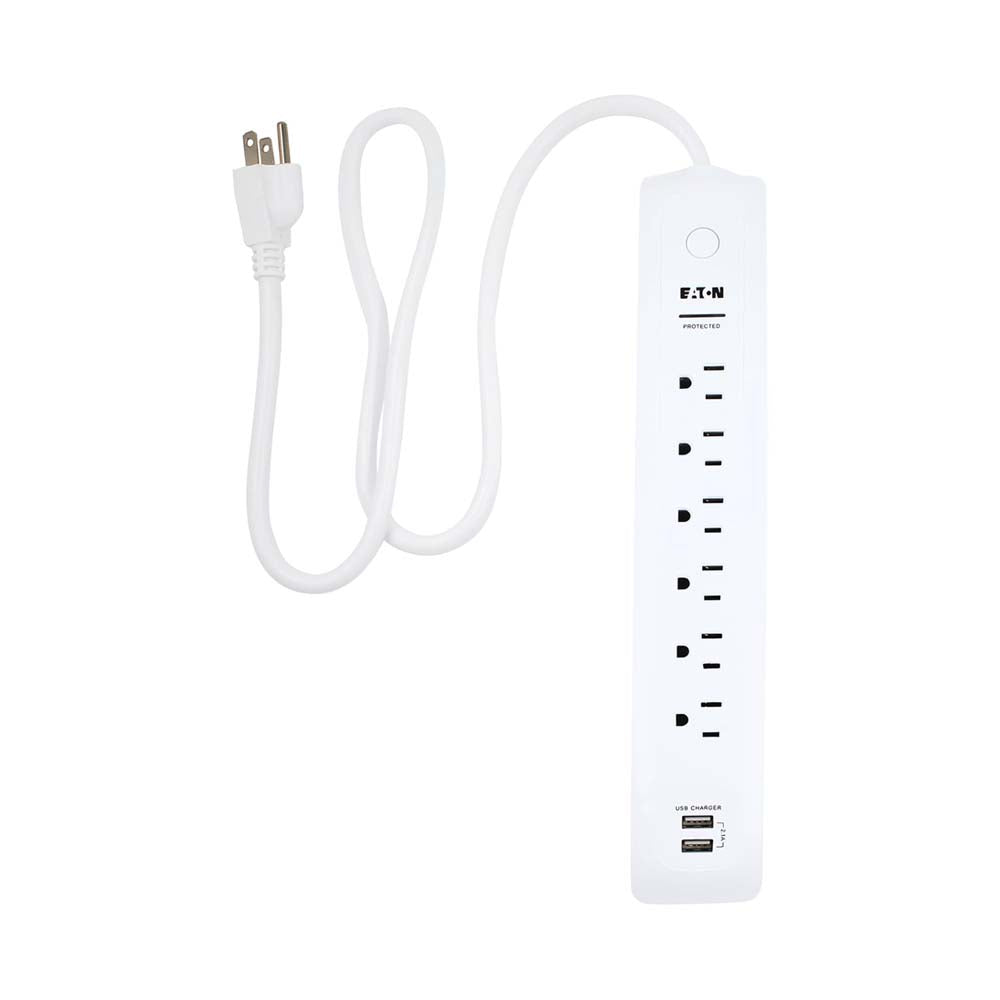 BARRA MULTICONTACTOS DE 6 SALIDAS 5-15 Y 2 PUERTOS USB ARROW HART