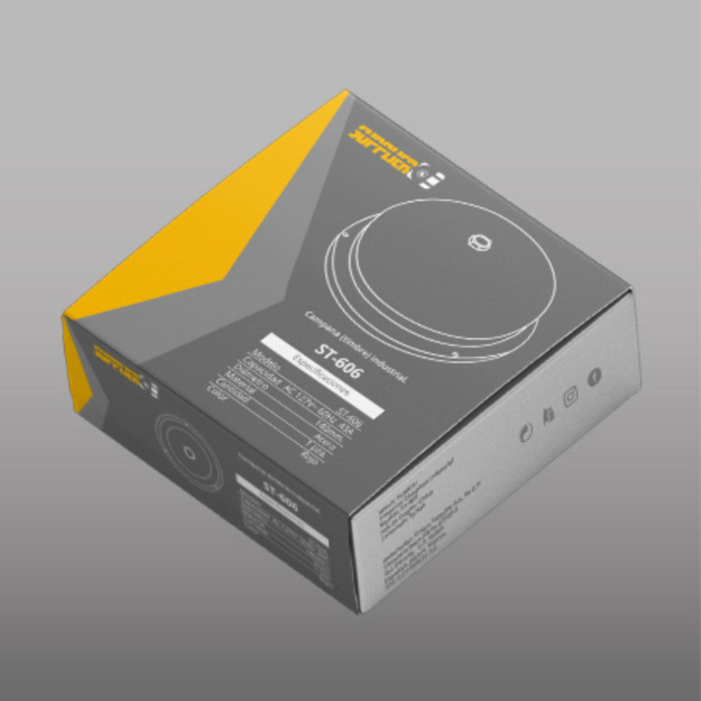 CAMPANA TIMBRE IND. 140MM 110-130V. ROJO