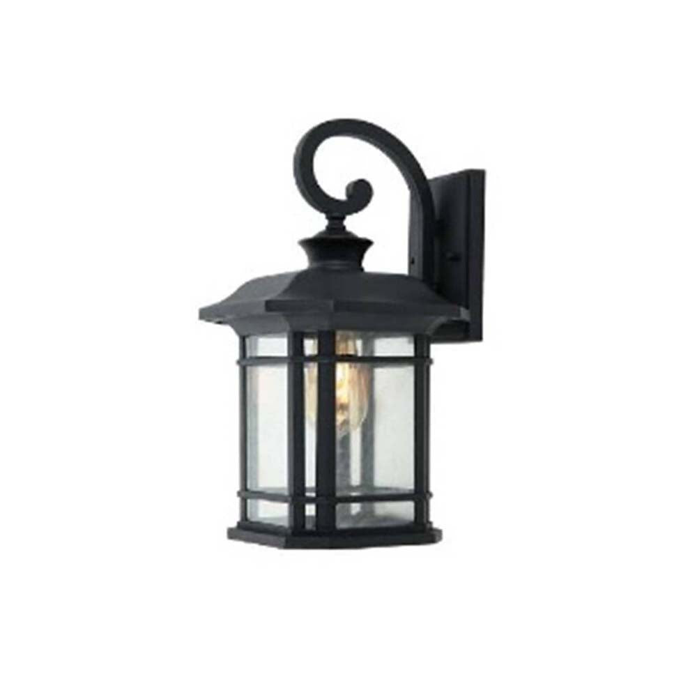 ARBOTANTE FAROL CUADRADO NEGRO E27 40W