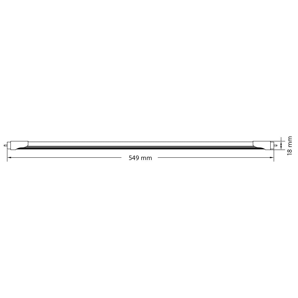 FOCO TUBO T5 LED 10 W 55 CENTIMETROS LUZ DE DIA BASE G5 ATENUABLE