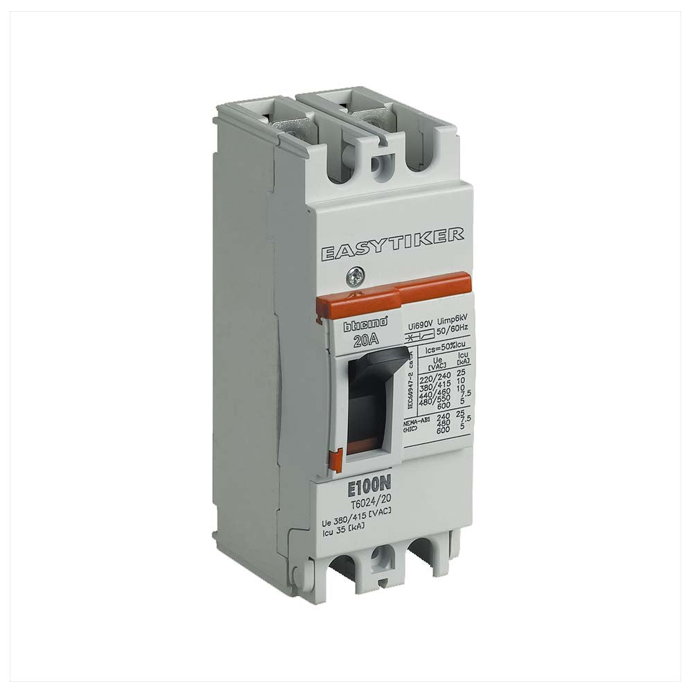 ITM 2X40A E100H EASYTIKER T6032/40 BTICINO